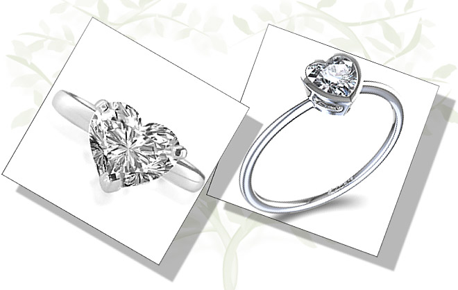 Heart shaped engagement ring meaning