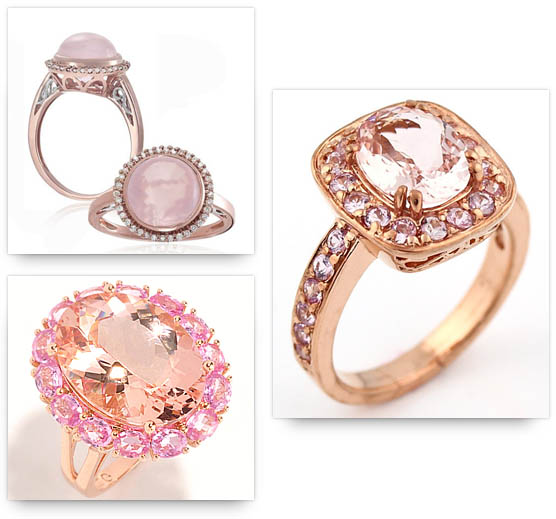 Unique engagement rings colored stones