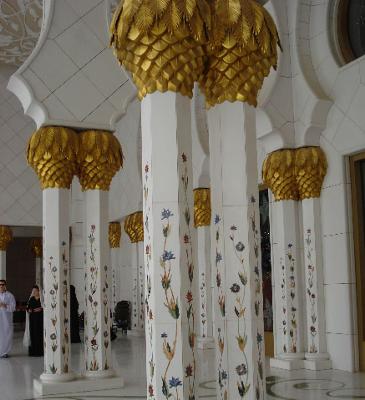 Gold in a Dubai's Mosque