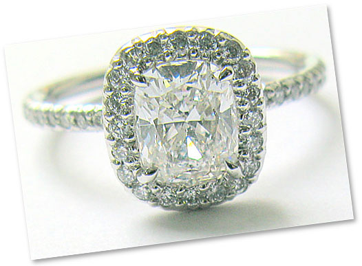 Low Cost Luxury 14K 2.25Ct Diamond Bridal Ring 50338 - Mr. Goldman & Sons