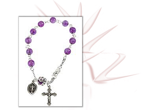 Amethyst rosary