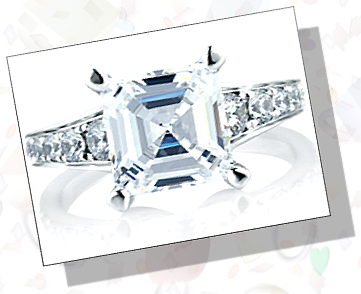 Asscher Cut Engagement Ring