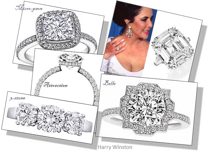 engagement rings from harry winston