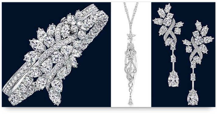 Harry Winston Platinum Diamond Bracelet | Fortuna Fine Jewelry Auctions and  Appraisers