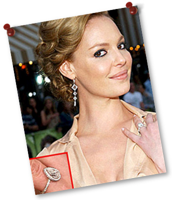 Pear Shaped Engagement Ring Katherine Heigl