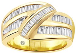 Baguette Cut Diamond Bracelet
