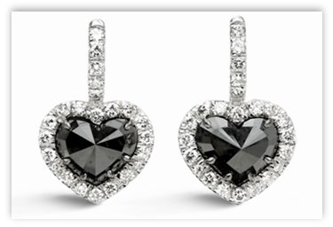 Black Diamond Earrings