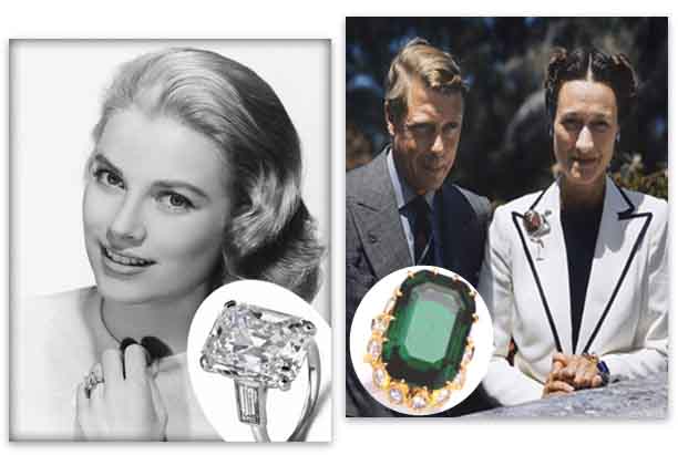 Cartier Engagement Rings - Grace Kelly and Duchess of Windsor