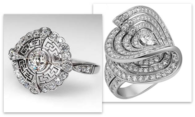 Vintage and Contemporary Cartier Engagement Rings