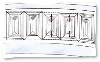 Channel Baguette Different Lengths