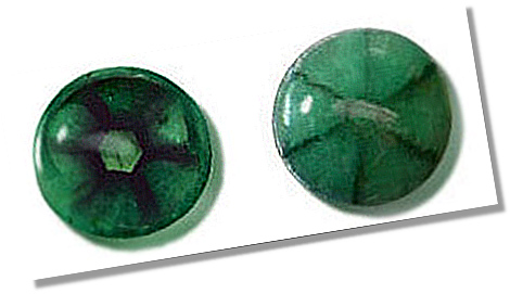 Trapiche Emerald with Cabochon Cut