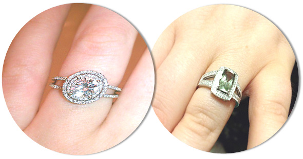 Engagement Ring Styles for fuller fingers