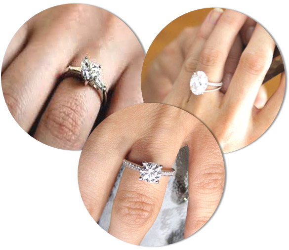 Engagement Ring Styles for skinny fingers