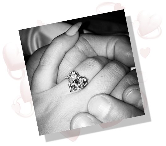 Lady Gaga's massive heart diamond engagement ring