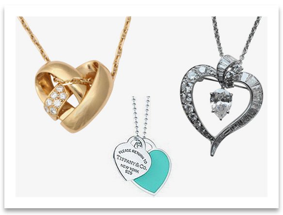 Heart Pendant Necklaces from popular brands