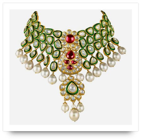 Kundan Necklace Minawala