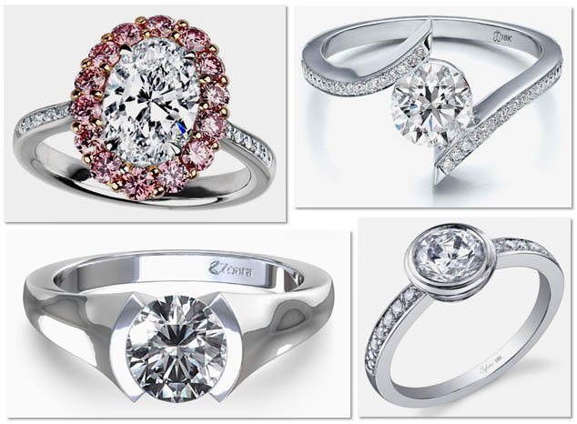 Modern Engagement Ring Settings