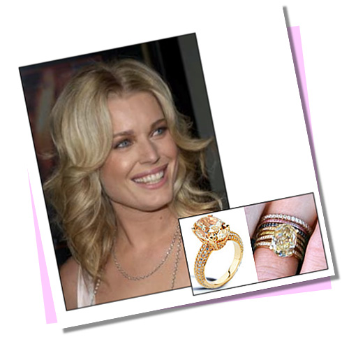 Rebecca Romijn with Yellow Diamond