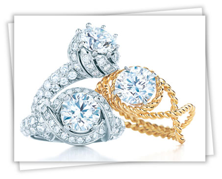 Tiffany engagement rings designed by Jean Schlumberger