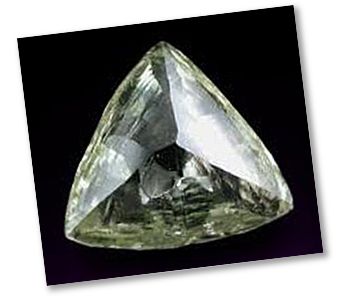 Trilliant Diamond - Rough Stone (Macle)