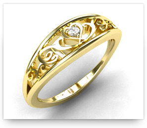 Filigree Wedding Ring